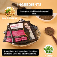 Iba Hair Colour for Women - Dark Coal, 70g (Pack of 2) | 100% Pure Henna Based Powder Sachet | Natural Hair Colour & Long Lasting with Conditioning Formula | Reduced Hair Fall & Hair Damage | Shine & Nourish Hair | Free from Ammonia and Other Harmful Chem