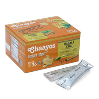 Chaayos Instant Tea Premix - Ginger Flavour - Low Sugar (36 Sachets) | Instant Tea | Tea Premix | Ginger Tea | Ginger Chai | Assam Tea | Flavored Tea | Adrak Chai Mix 390 Gram