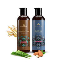 Avimee Herbal Shakuntala Hair Cleanser (200ml) + Radha Hair Conditioner (200ml) Hair Care Combo