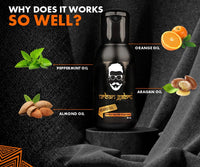 UrbanGabru Beard Oil for Beard Growth | 100% Natural (30 ml) | Paraben & Sulphate Free | for Thicker, Longer Beard | Nourishes & Conditions Beard