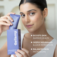 Bellamy Niacinamide & Hyaluronic Acid Gel Moisturizer for Face | with Aloe Vera, Vitamin E & Pro Vitamin B5 | 48 Hours of Hydration & Oil Free | For Dry Skin, Oily Skin & Sensitive Skin | 50gm