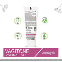 Ayouthveda Vagitone Vaginal Gel for Women | Prevents Dryness, Itchiness & Bad Odor| Enriched With Aloe Vera, Amla & Majhu Phal| Daily Intimate Moisturizing Gel | Non Itching Dryness Non Sticky Staining Sulphate Paraben Free Hypoallergenic for Women (Pack