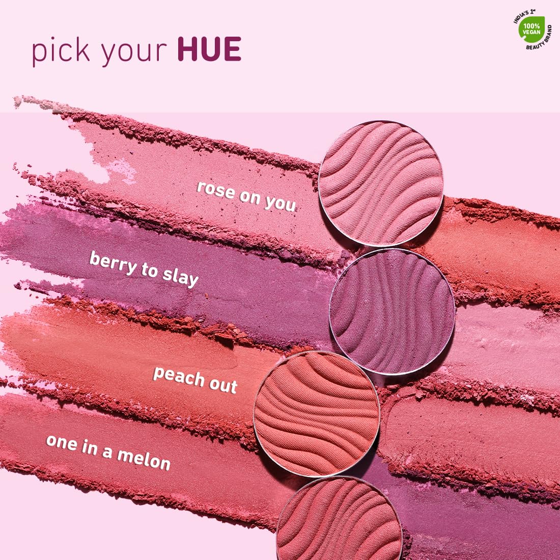 Plum Cheek-A-Boo Matte Blush | Highly Pigmented | Effortless Blending |100% Vegan & Cruelty Free | 124 - Berry To Slay