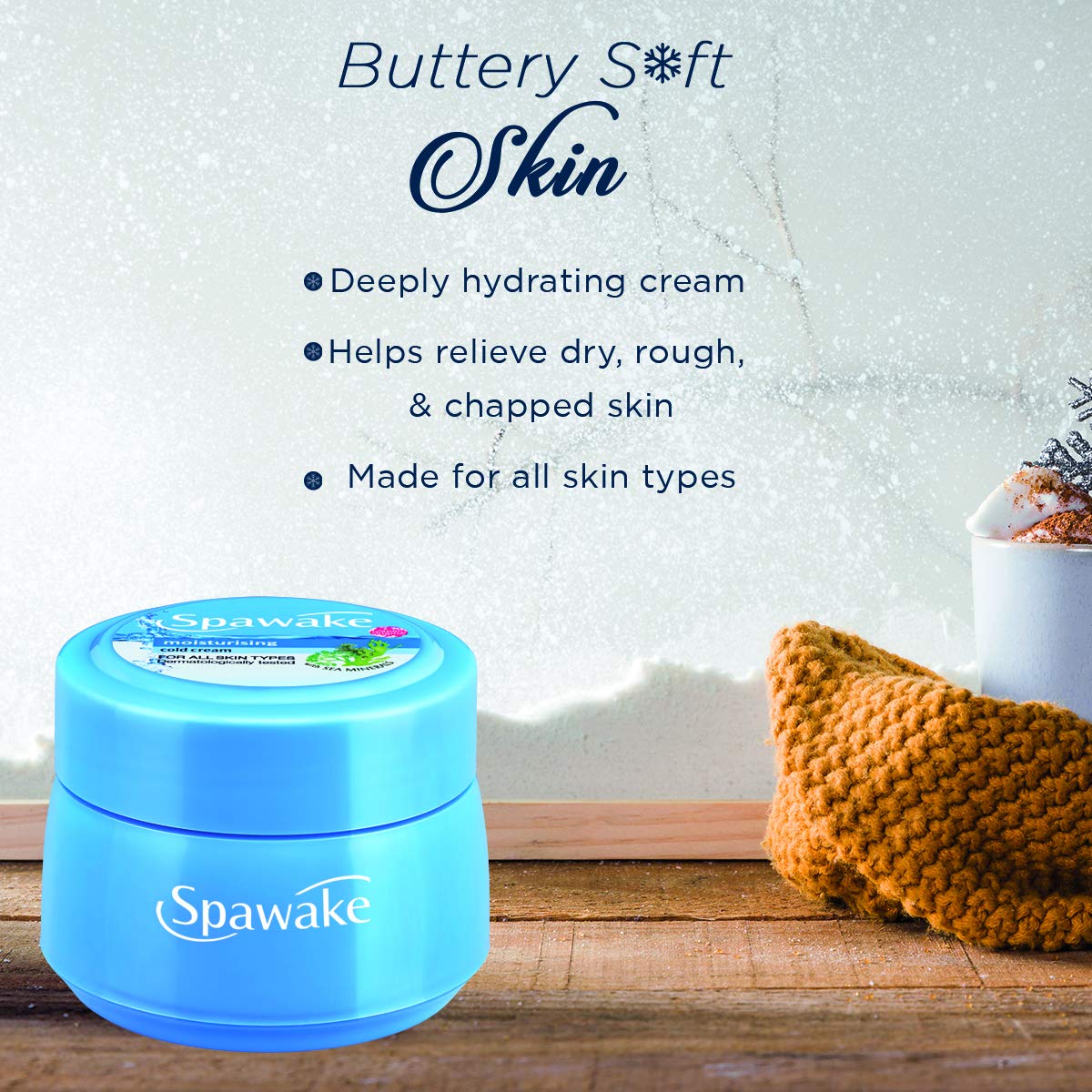 Spawake Moisturising Cold Cream, Winter Care Face Cream, 50g