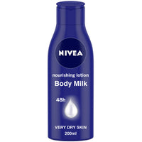 Nivea Nourishing Lotion Body Milk for 48H Moisturization, 200ml