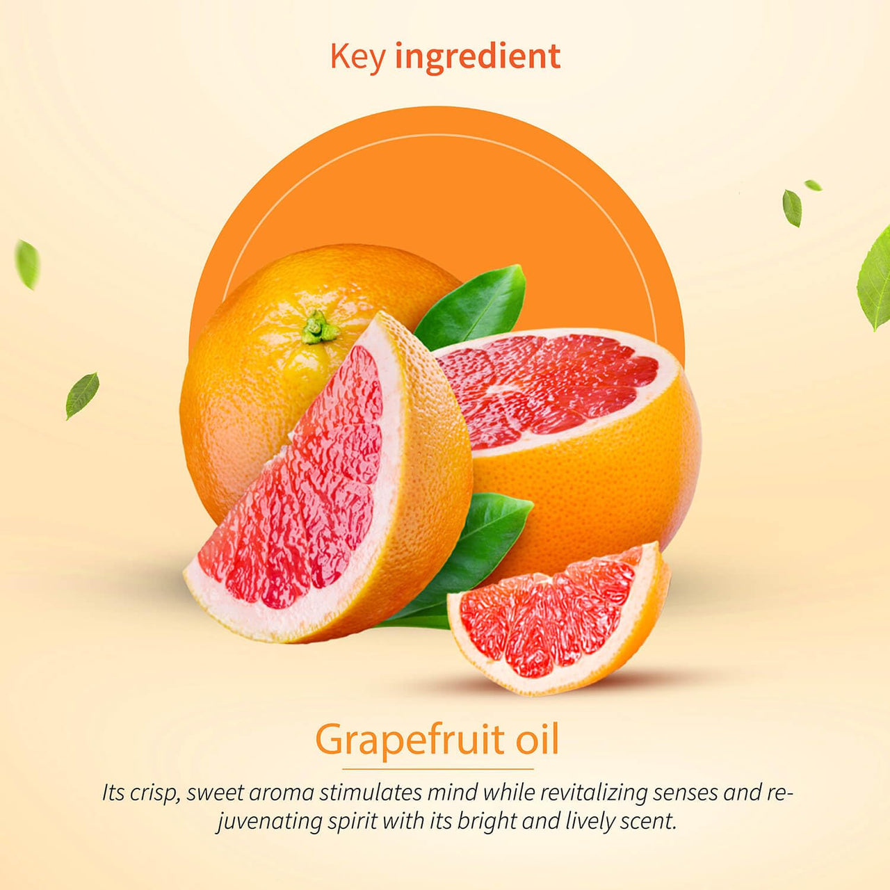 Grapefruit essential oil | For Healthy Skin & Hair | Pure & Natural Aromatherapy oil 15ml