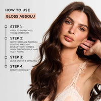 Kérastase Gloss Absolu Anti-Frizz Foaming Conditioner For Bouncy, Glossy Hair | Fine To Medium Hair | 4-Days Anti-Frizz | With Hyaluronic & Glycolic Acid, Wild Rose-In-Oil | 250ml