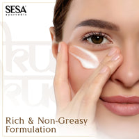 SESA 8% Kumkumadi Padma Night Cream 50g I Skin Brightening, Helps Reduce fine lines & wrinkles I Promotes Skin Rejuvenation & Skin Repair I Anti -Ageing, Even Skin Tone