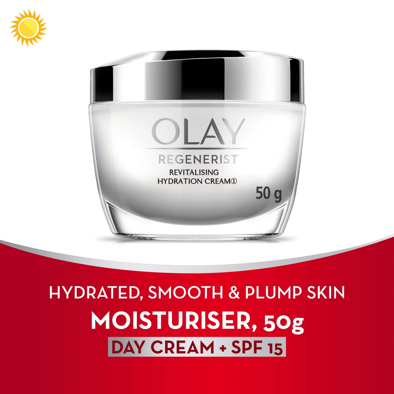 Olay Regenerist Advanced Anti Aging Revitalising Hydration Skin Cream (Moisturizer) SPF 15, 50G