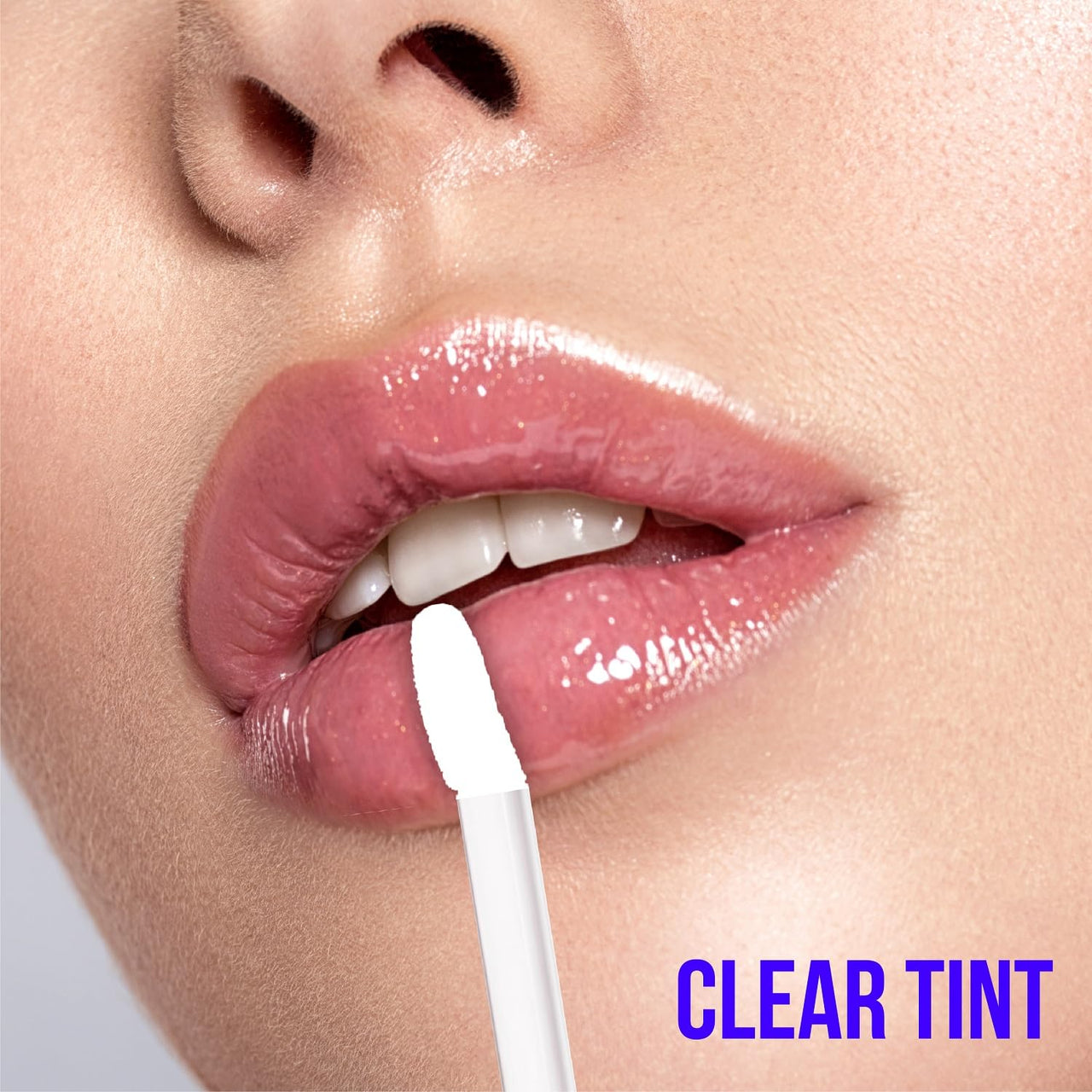 Blue Heaven Color & Condition tinted lip oil for women, lip gloss infused with Cranberry, Raspberry & Hazelnut oil, Hydrating & Softening - Cloudberry Clear, 4.2ml