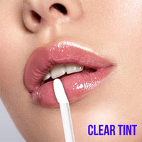 Blue Heaven Color & Condition tinted lip oil for women, lip gloss infused with Cranberry, Raspberry & Hazelnut oil, Hydrating & Softening - Cloudberry Clear, 4.2ml