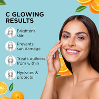 Beauty Glazed Professional 10% Vitamin C Face Serum With Power of 1% Alpha Arbutin, Vita-E, Ferulic Acid | Advance Skin Brightening Formula for Glowing Skin | Uneven Skin Tone | Non Irritating | 30 ml