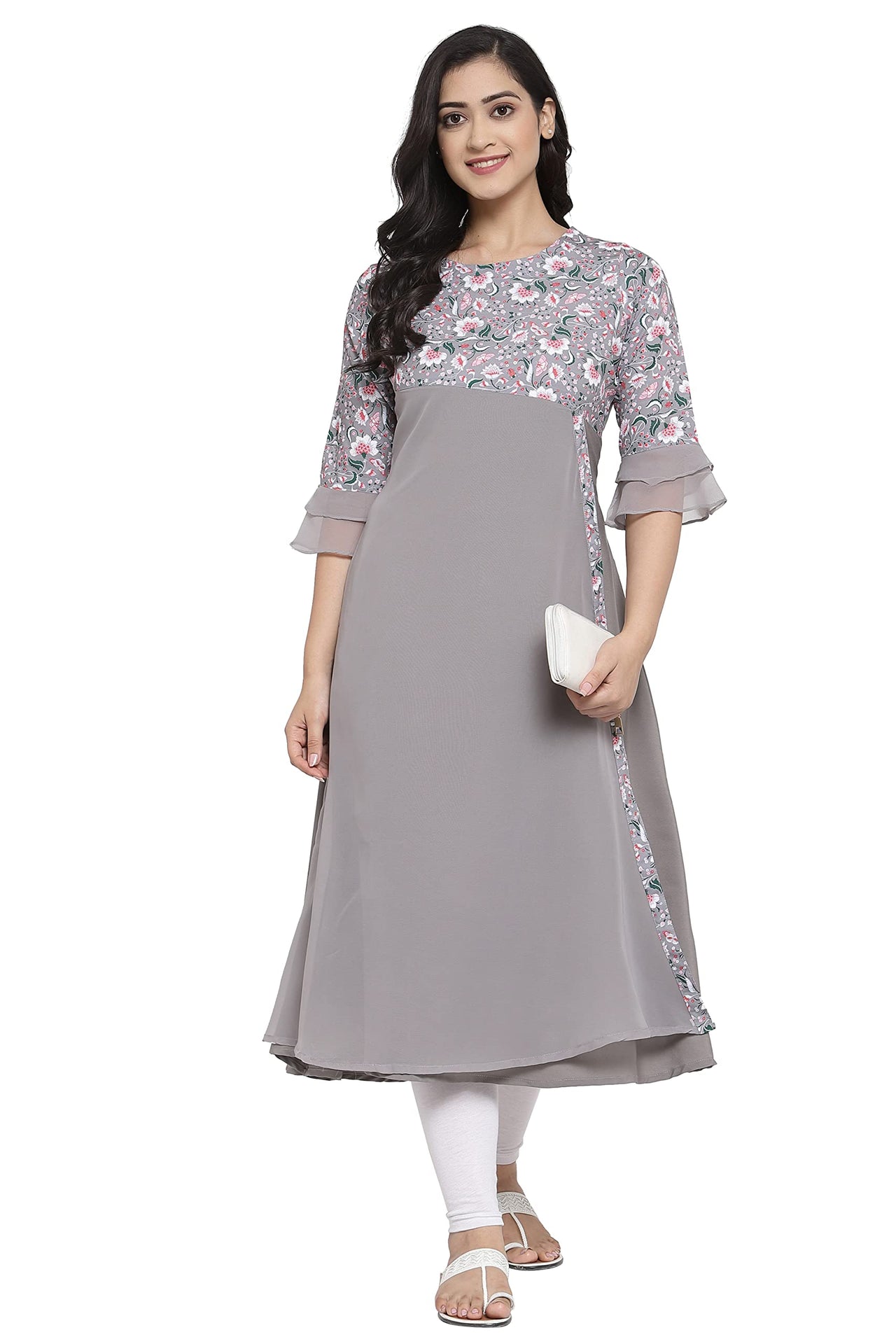 ALC Creation Women's  Crepe Regular Kurta
