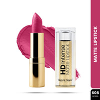 Seven Seas Matte Finish Long Lasting Rich Pigment Non-Drying HD Intense Matte Lipstick (Monza, 3.5g)