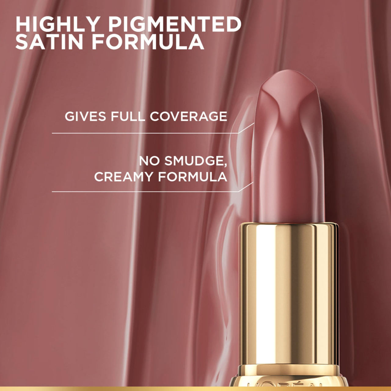 L’Oréal Paris Color Riche Satin Lipstick- 570 Worth It Intense, 4.5 gm