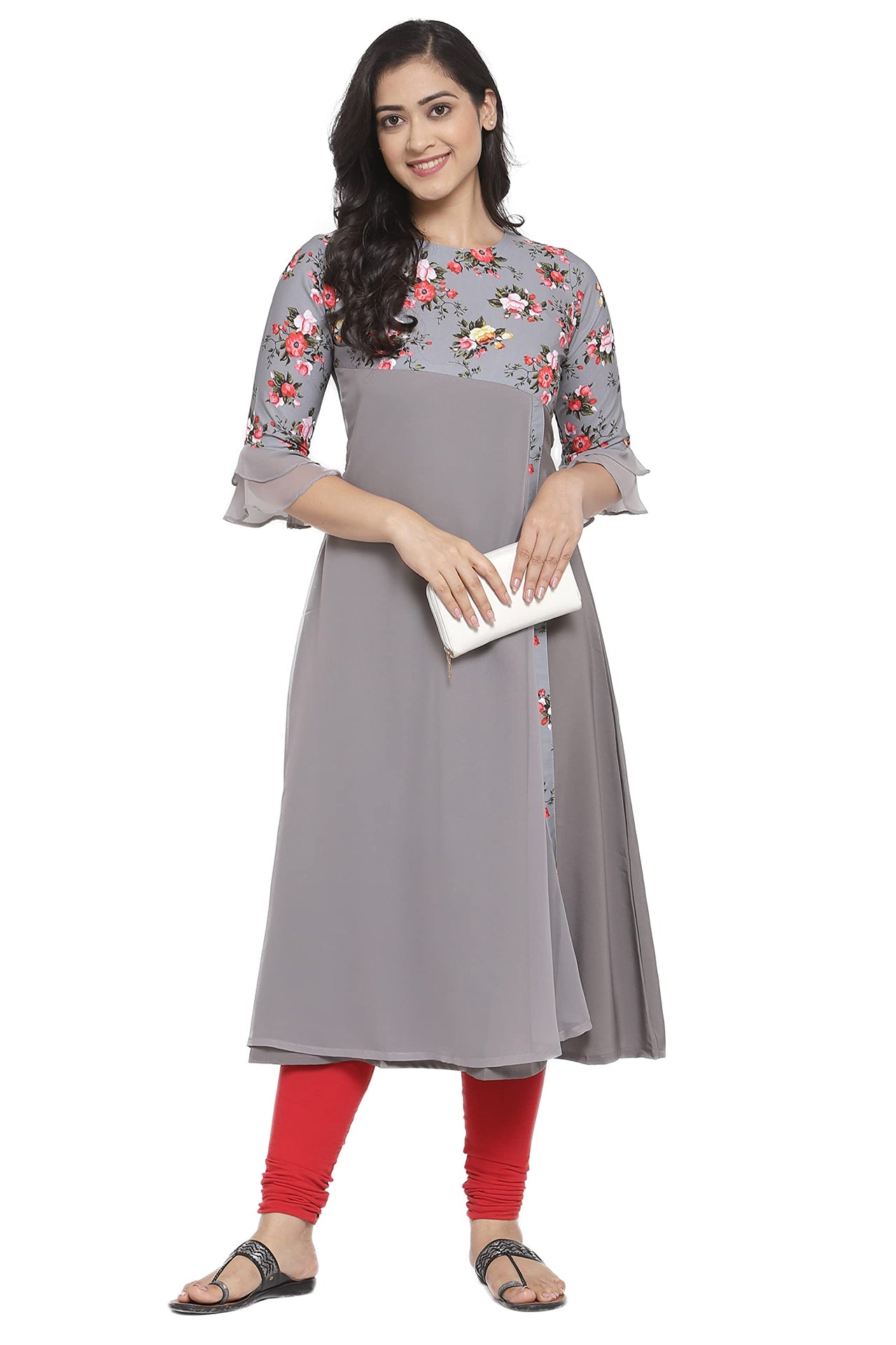 ALC Creation Women's  Crepe Regular Kurta