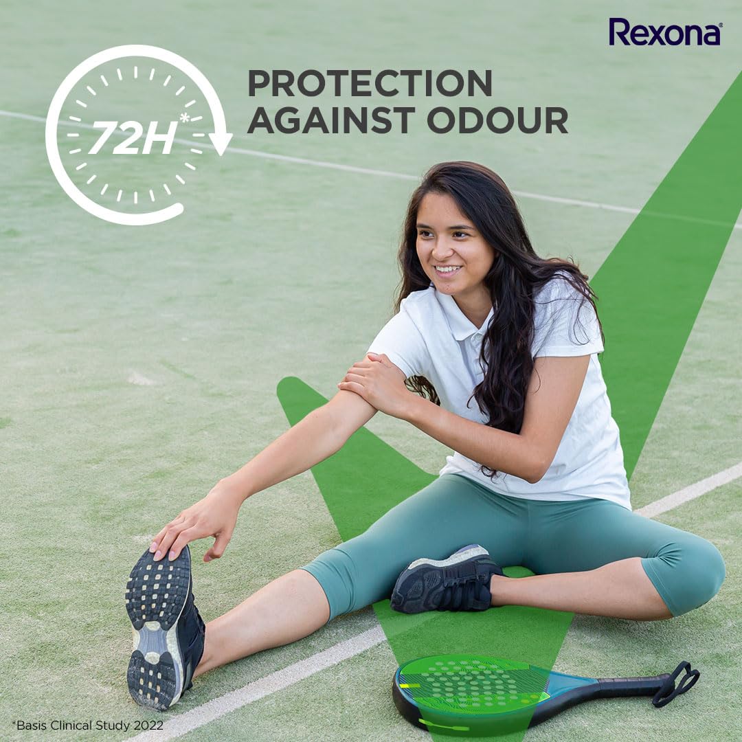 Rexona Aloe Vera Underarm Roll On Deodorant For Women, Antiperspirant, Removes Odour, Keeps Skin Fresh & Clean, Alcohol Free, Skin Friendly, 50 ml