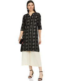 Karigari by Unlimited Women's  Rayon Classic Kurta