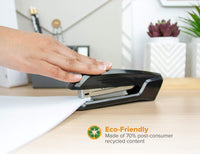 Bostitch Office Ascend 3 in 1 Stapler, 20 Sheet Capacity, Integrated Remover & Staple Storage, 420 Staples Included, Lightweight, Black