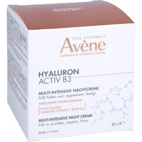 Avène Hyaluron Activ B3 Multi-Intensive Night Cream 40 ml – Retinal + Niacinamide + Hyaluronic Acid Night Repair Cream for Firmer, Smoother & Younger-Looking Skin