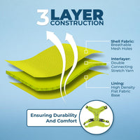 Voyager Step-in Lock Cat Harness w Reflective Cat Leash Combo Set with Neoprene Handle 5ft - Supports Small, Medium and Large Breed Cats by Best Pet Supplies - Lime Green, XXXS Harness Leash Set (Lime Green) XXXS (Chest: 10.5 - 13