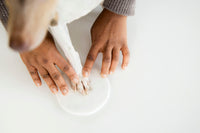 Pearhead Pet Paw Print Photo Frame With Clay Imprint Kit, Pawprint Making Kit, Cat Or Dog Memorial Keepsake Gift, Pet Home Dcor, Wooden Tabletop Picture Frame, Espresso