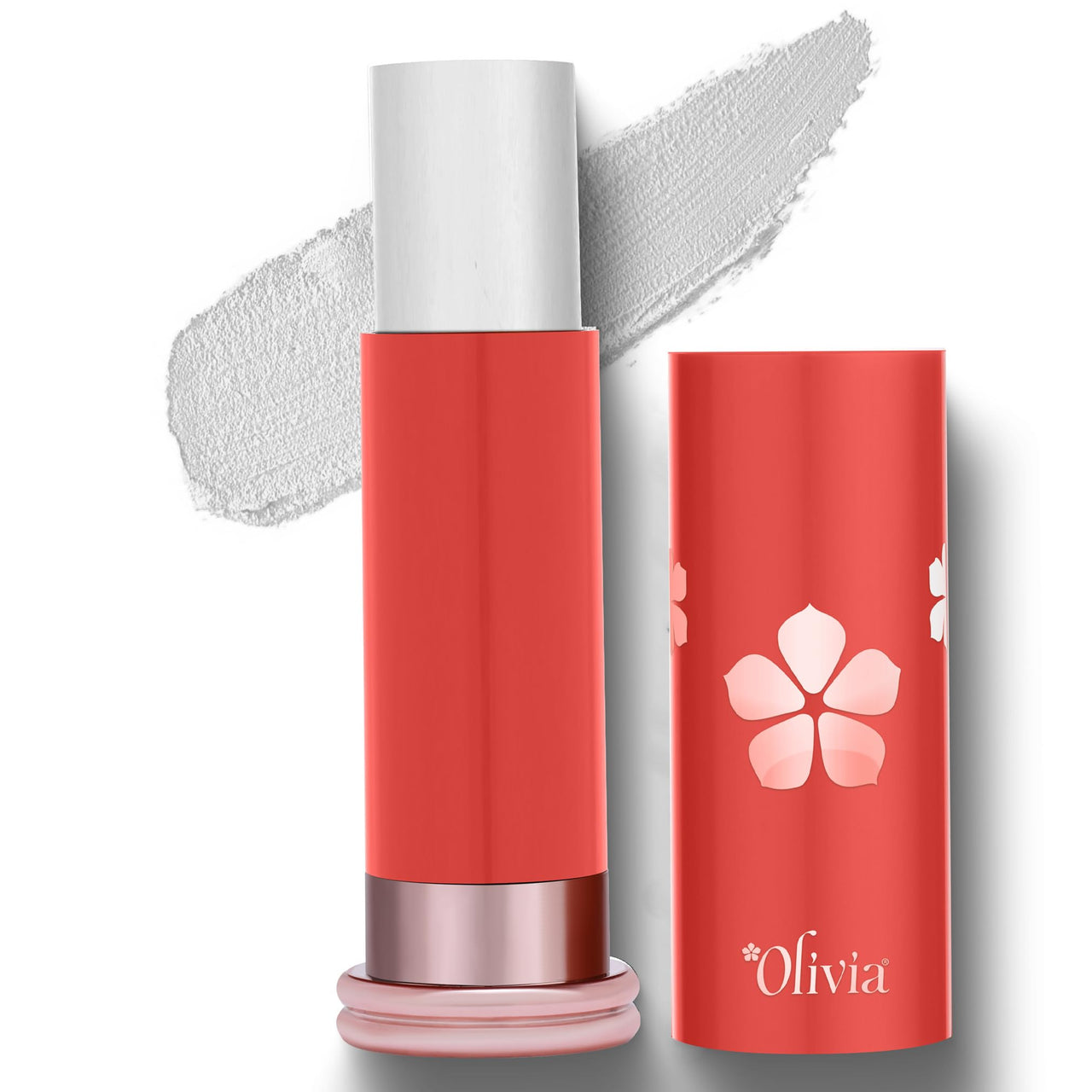 Olivia SkinSync Make Up Stick Foundation With SPF 25, Lightweight, Full Coverage Foundation With Natural Finish Face Makeup, Waterproof & Sweatproof Foundation Stick - 15g| Shade - 007 White candy