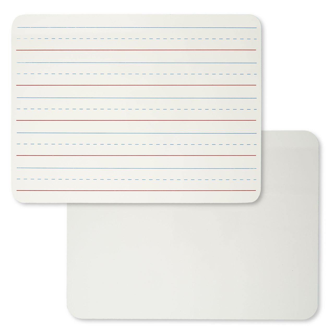 Charles Leonard Dry Erase Board, Two Sided, Lined/Plain, 9" x 12" (35120) Plain & Lined 1-Pack 2-Sided Masonite Board