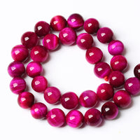 10MM 36PCS Natural Multi Rose Tiger Eye Stone Beads for Jewelry Making DIY Bracelet Energy Crystal Healing Power 10mm