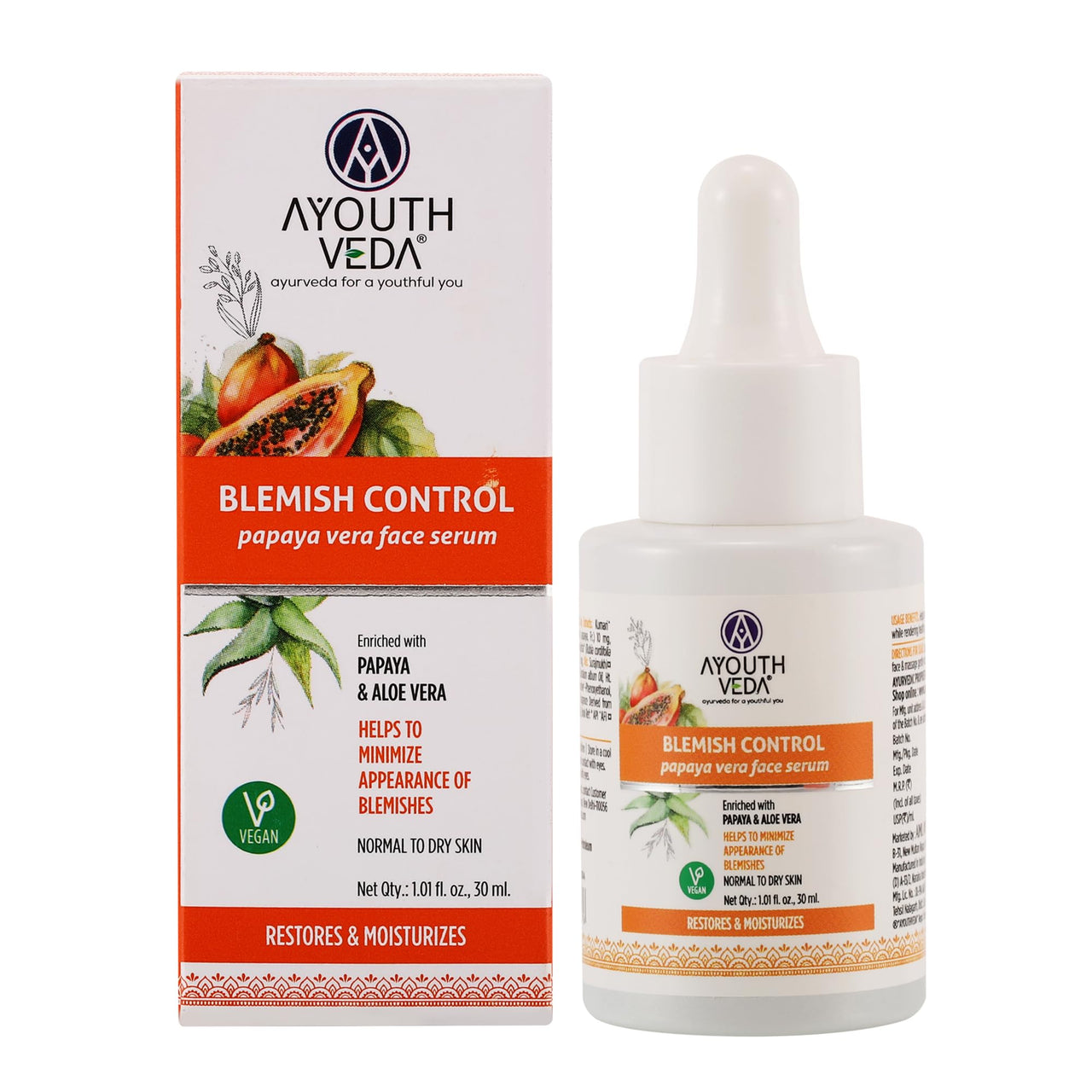 Ayouthveda Papaya Face Serum