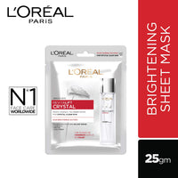 L'Oréal Paris Revitalift Crystal Micro-Essence Sheet Mask, Face Treatment, Crystal-clear Skin, 25g