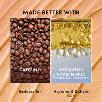 mCaffeine Glow Boost Grapefruit Body Scrub | Tan Removal | AHA- Lactic & Glycolic Acid, Niacinamide | Vitamin C Rich Grapefruit for Glowing, Soft & Smooth Skin | Remove Dry, Dead Skin | Fruity Grapferuit Aroma - 175g