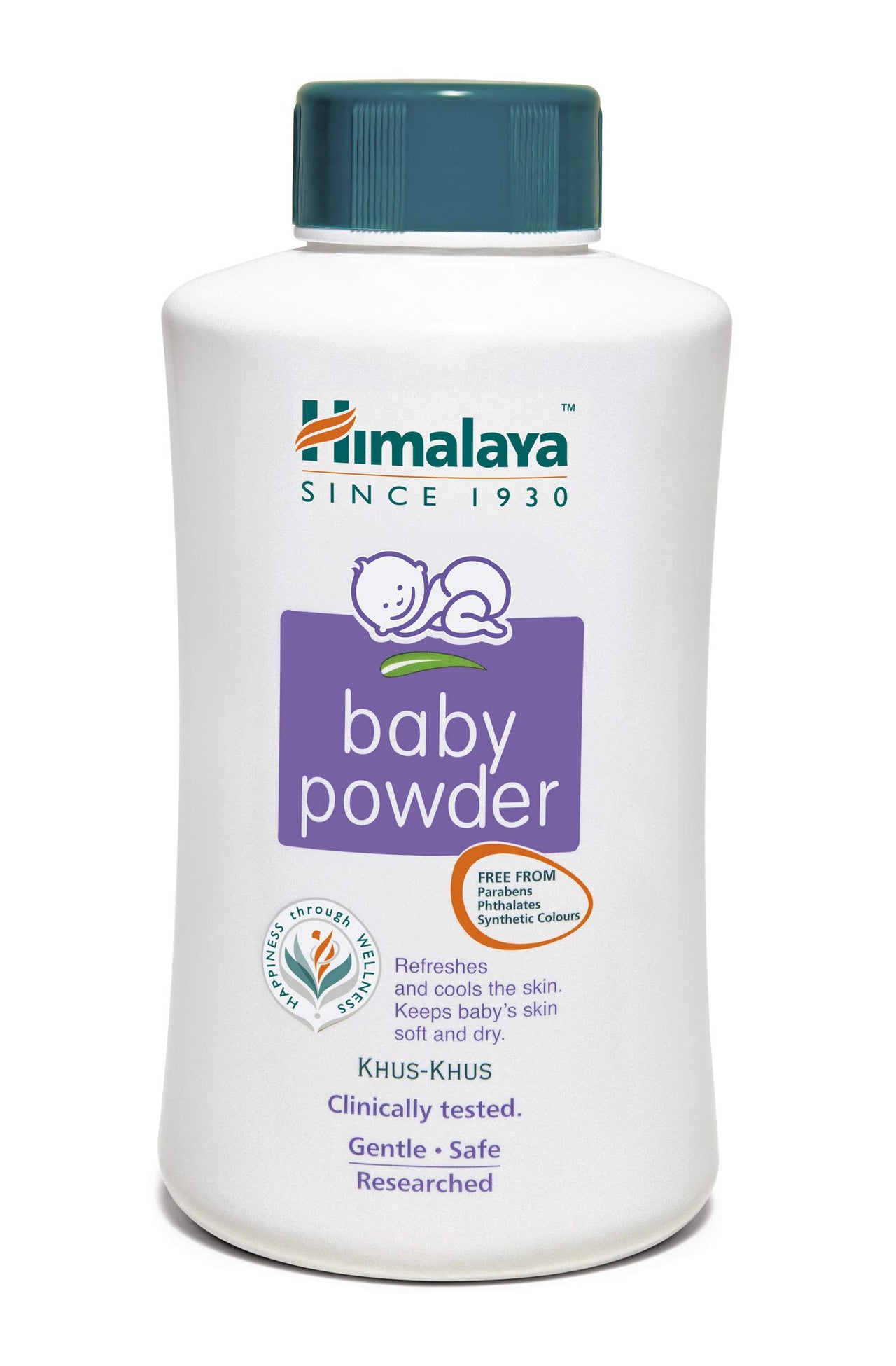 Himalaya Baby Powder, 700g & Herbals Kajal, Black, 2.7g