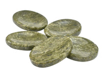 Vasonite Crystal Worry Stones for Anxiety - Thumb Worry Stone for Stress Meditation, Anxiety Relief Items Healing Stones and Crystals Vesuvianite