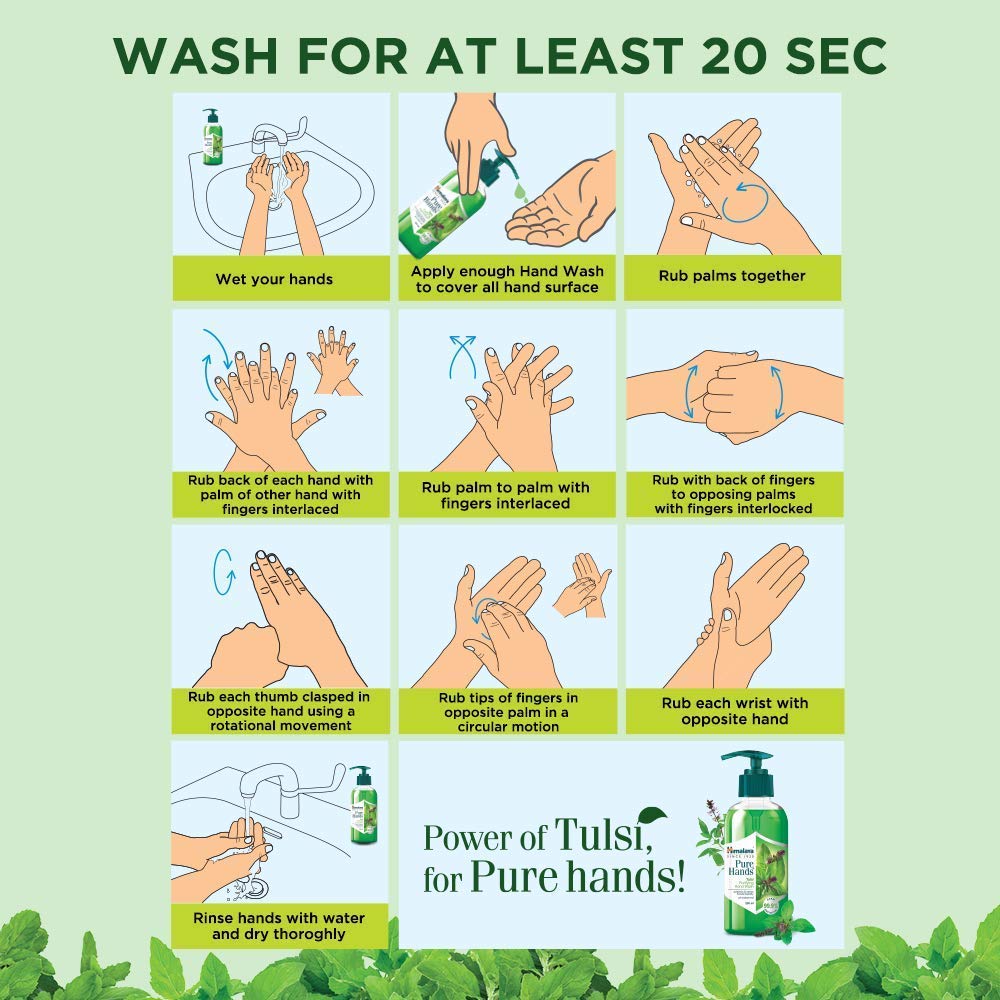 Himalaya Pure Hands Purifying Tulsi Hand Wash Pump 250 ml