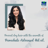 Parachute 100% Pure Coconut Oil, 1 L (Pet Jar) & Advansed Ayurvedic Hot Oil, Warming Coconut Hair Oil, Frizz Free Hair, 400ml With Free 90ml
