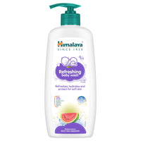 Himalaya Refreshing Baby Wash 400ml | No tears formula |with Watermelon, Neem & Lemon| Keeps baby's  skin cool & fresh
