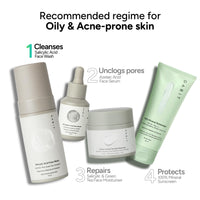 Gabit Salicylic Acid Face Wash for Oily, Acne Prone Skin | Deeply Cleanse Pores, Exfoliates & Non-drying | Green Tea, ProVitamin B5, Zinc PCA | For Men & Women | Free of Sulphates, Soap & Oil | 100 ml