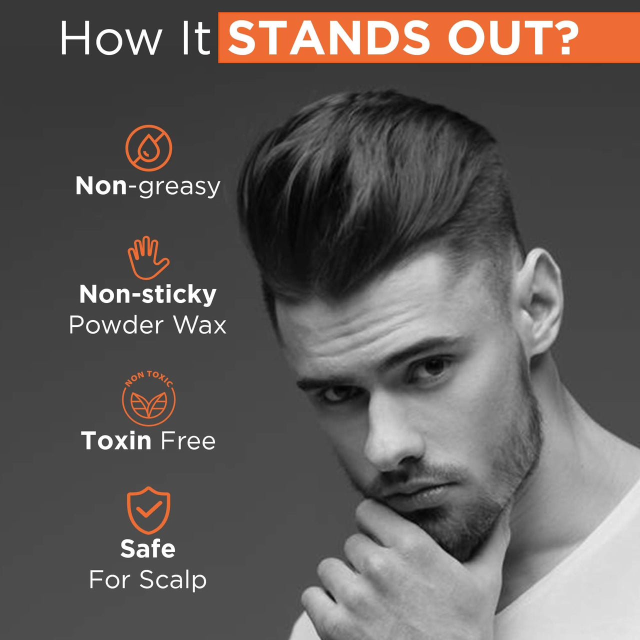 Beardhood Acne Pimple Patch | 72 Hydrocolloid Waterproof Patche and Beardhood Hair Volumizing Powder Wax 20g