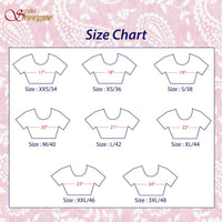 X3 Women's  Red Ikat Cotton Sleeveless Saree Blouse