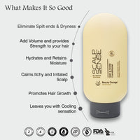Beauty Garage ScalpSense Dandruff Defense Set (Shampoo 200ml + Hair & Scalp Conditioner 200ml)