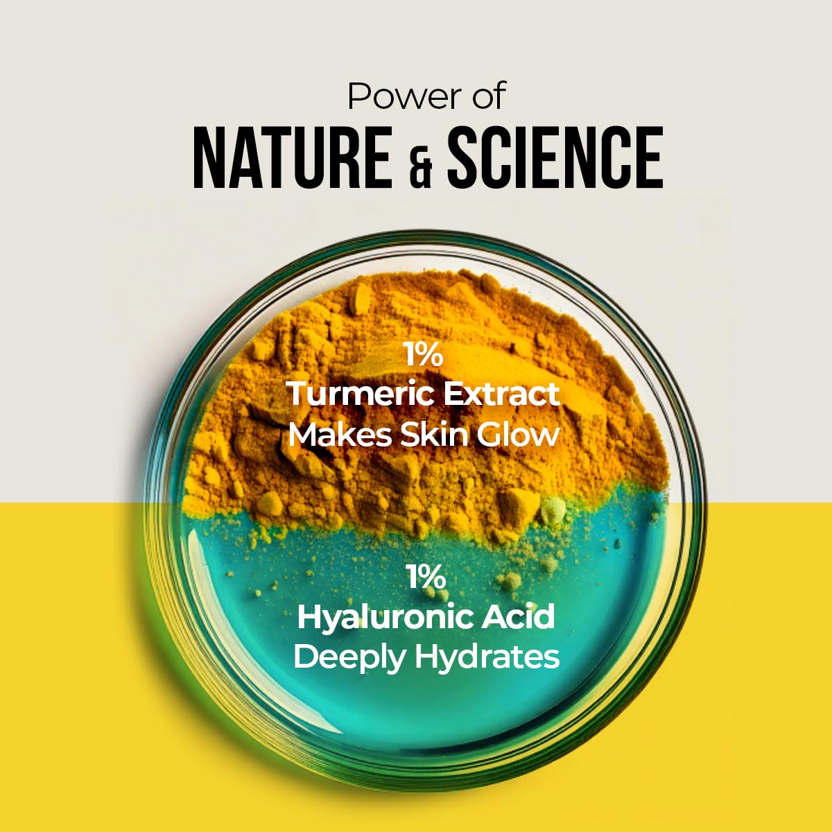 Dr. Sheth's Haldi & Hyaluronic Acid Sunscreen with 1% Hyaluronic Acid | Spf 50+ Pa+++ | Protects Against UVA/B & Blue Light | Hydrating & Brightening | For Men & Women | For All Skin Type | 80 g