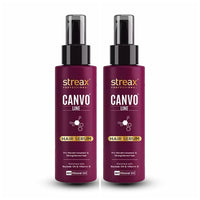 Streax Professional Canvo Line Serum For Straightened Hair Pack of 2 (200 ml)