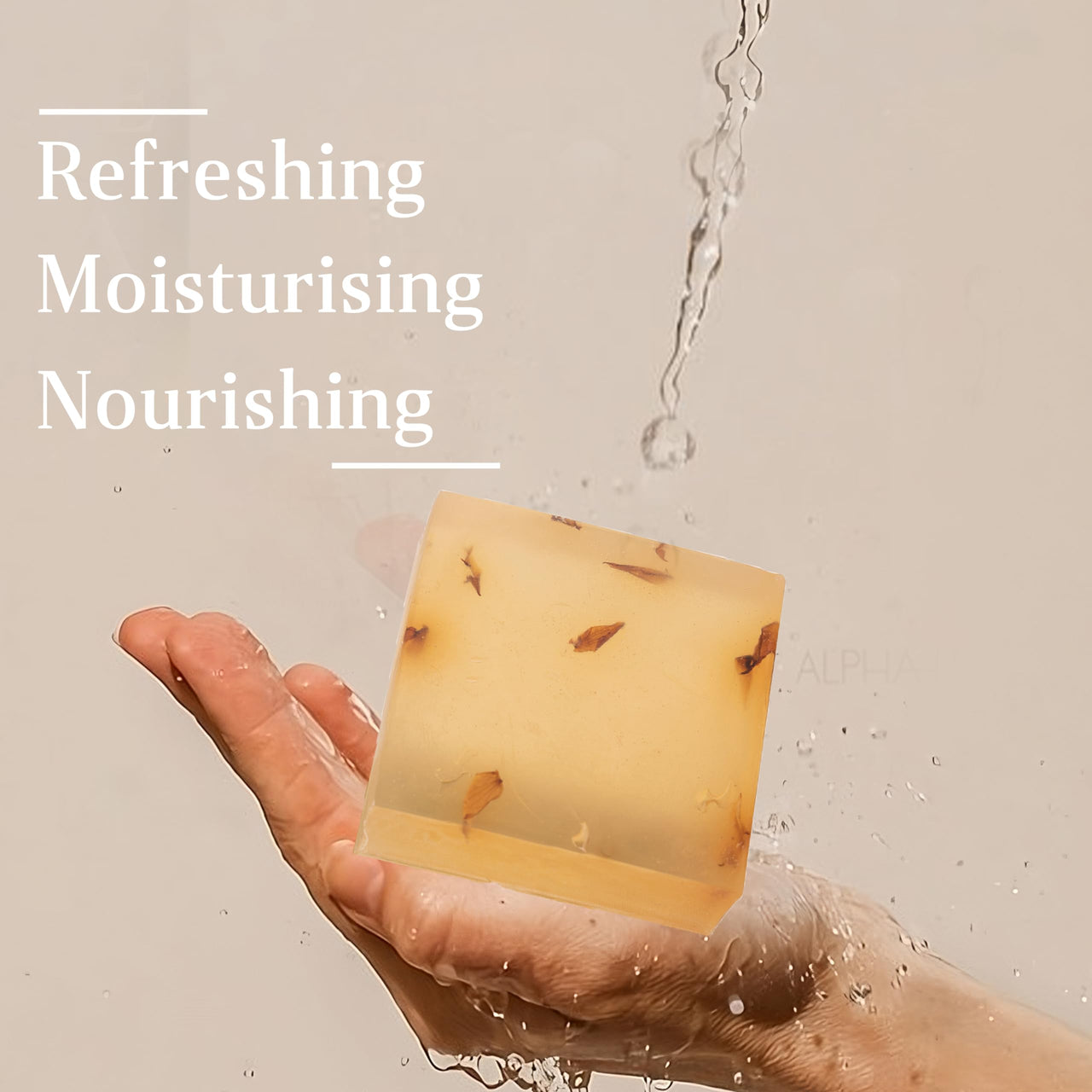 Ashpveda Ayurvedic Jasmine & Mogra Bath Soap Herbal Cleanser, Gentle Skin Care, Natural Scent, Nourishing Bath Bar for Skin Brightening & Moisturizing, 75gm