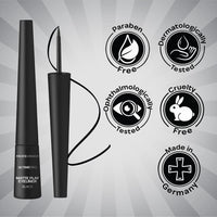 FACES CANADA Ultime Pro Matte Play Eyeliner - Black, 2.5 ml | Quick Dry | Matte Finish | 24 Hr Long Lasting Formula | Precise Felt Tip | Highly Pigmented | Waterproof, Smudgeproof & Sweatproof