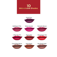 FACESCANADA Long Stay 3-In-1 Matte Lipstick - Showstopper Red 09, 2 Gm