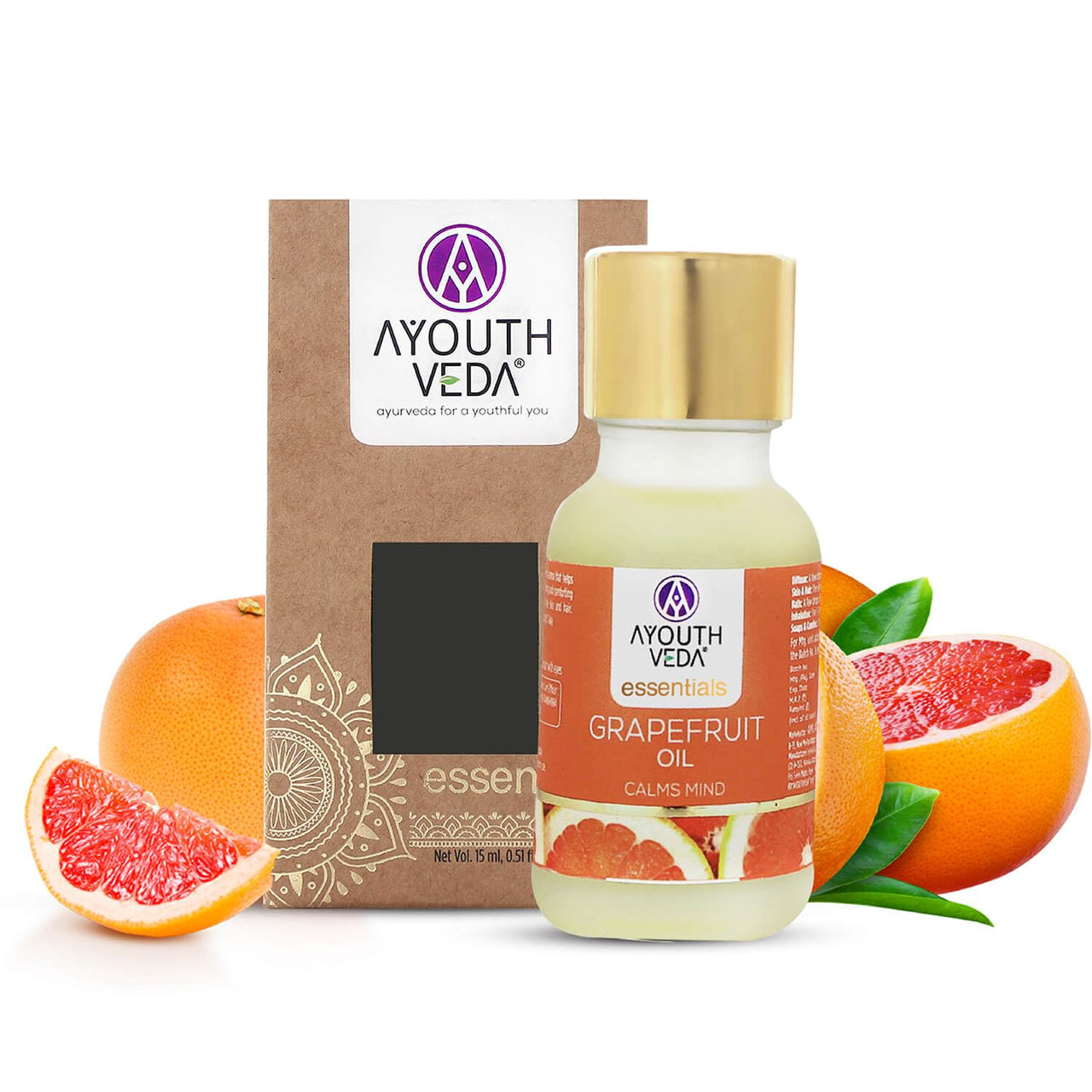 Grapefruit essential oil | For Healthy Skin & Hair | Pure & Natural Aromatherapy oil 15ml