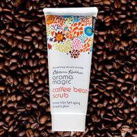 Aroma Magic Coffee Bean Scrub | Treats blackheads, brightens, clears pores, & protects skin With shea butter, olive oil, honey, lemongrass, juniper berry & grapefruit essential oil | All Skin - 100 ml