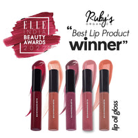 Ruby's Organics Lip Oil Gloss for Women and Girls, All Skin Tones- Moisturizing, Long Lasting, Non Sticky and Non Drying Formula, Glossy Texture, Natural Lip Makeup, Paraben Free - Toffee, 6.5ml