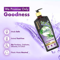 DABUR Vatika Rosemary & Seaweed Anti-Hairfall Shampoo - 640Ml|Reduces Hair Fall|Stimulates Hair Growth And Thickness|Co-Created With Dermatologist|No Sulphates, Silicones & Parabens|Animal Test Free